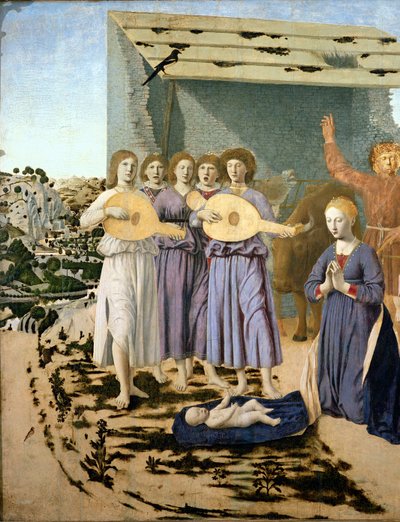 Nativity, 1470-75 (detail) by Piero della Francesca